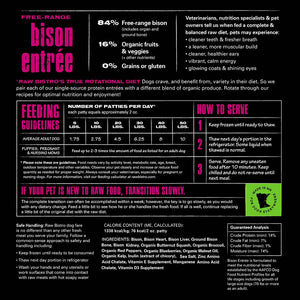3 lb. Frozen Bison Entree 6 Pack