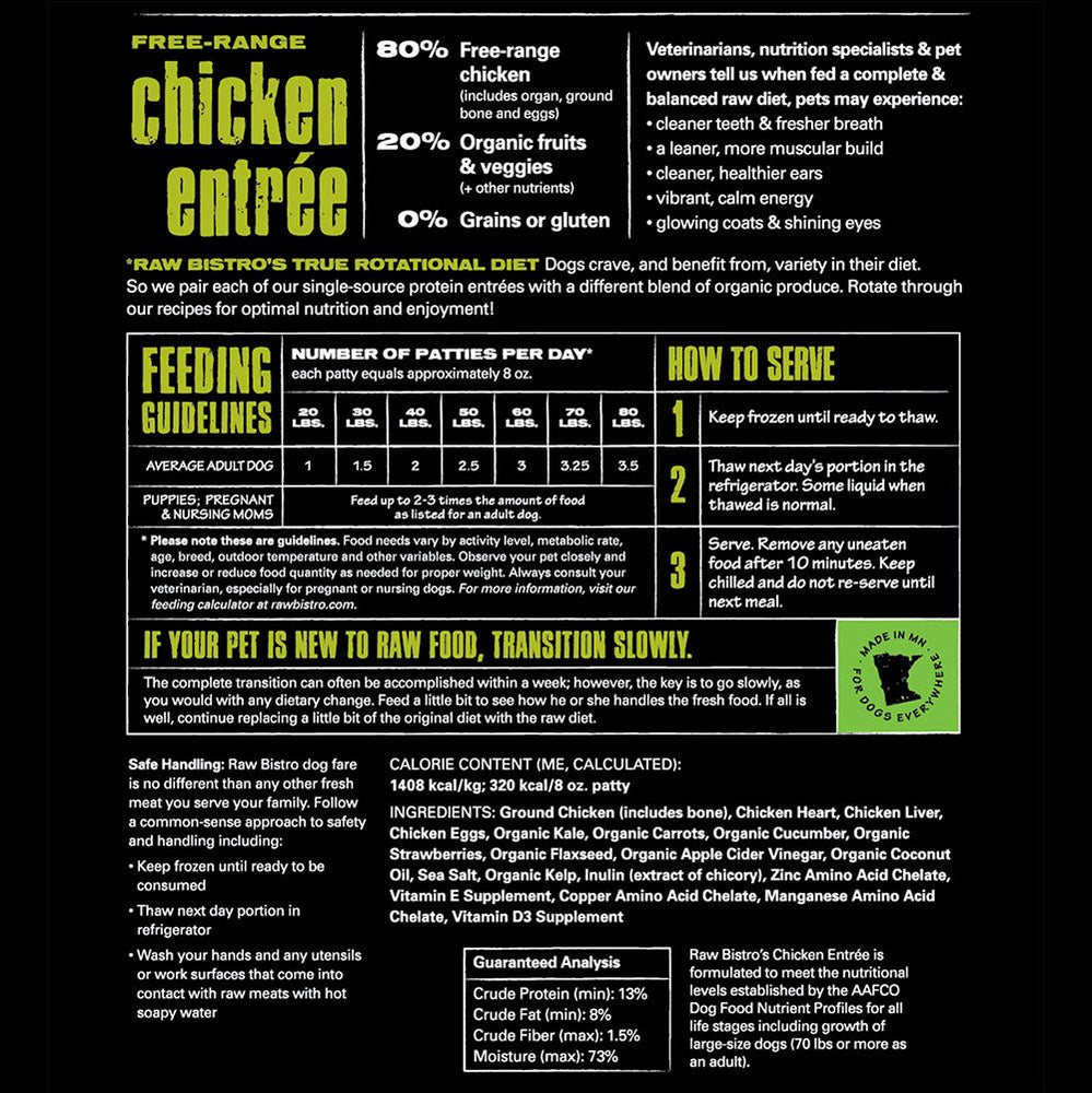 6 lb. Frozen Chicken Entree 4 Pack (SALE)